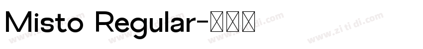 Misto Regular字体转换